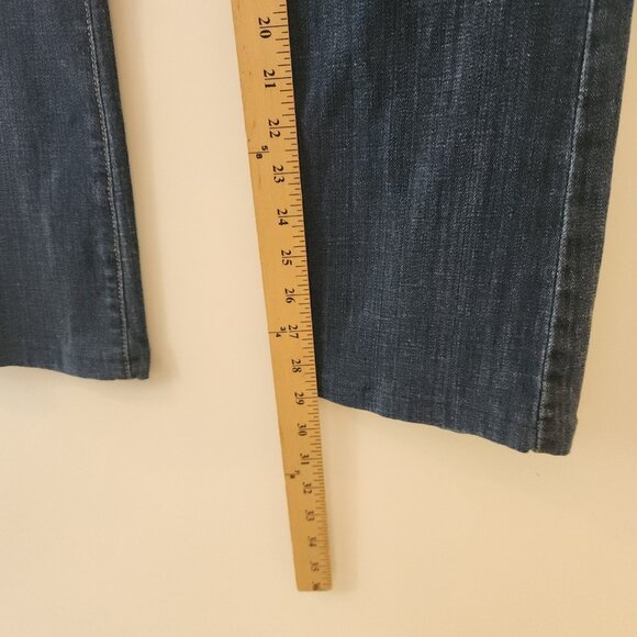 Joe's Jeans Mid-Rise Boot Cut Lilly Blue Stretch Womens Size 27 (29x29) - Picture 14 of 16